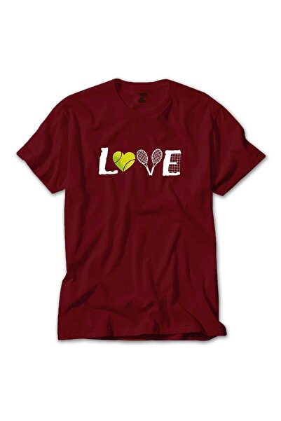 Z zepplin Tricou Roșu Tennis Love