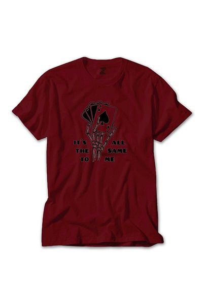 Z zepplin Κόκκινο T-shirt Motörtead Ace Of Spades Skull