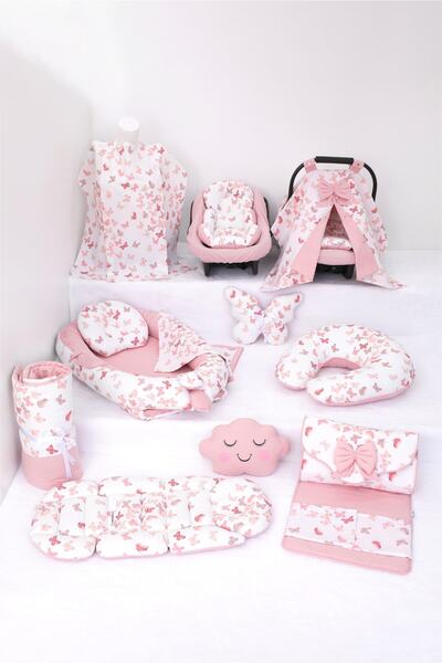 Umaybebek Babynest Puset Örtüsü Alt Açma Emzirme Yastığı Bel Destekli Ana Kucağı Bebek Arabası Minderi-tutmalı