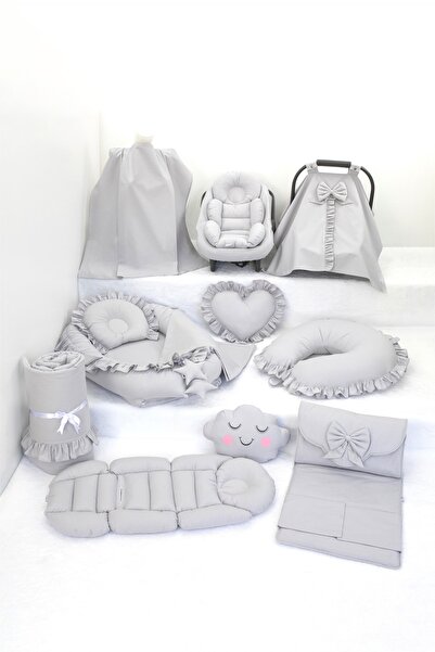 Umaybebek Babynest Puset Örtüsü Alt Açma Emzirme Yastığı Bel Destekli Ana Kuc...