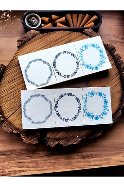 baddin aksesuar 2pcs Postit Vintage Penpal Bullet Journal Art Note Paper Stationery Tt Creative Journamm