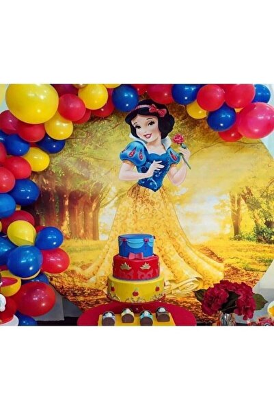 party mix Pamuk Prenses Balon Zinciri 65 Adet Balon Pamuk Prenses Doğum Günü ...