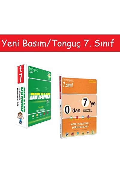 Tonguç Yayınları Tonguç 7. Sınıf Dinamo Tüm Dersler Soru Bankası Set & 0'dan ...