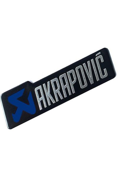 Knmaster Akrapovic Rectangular Sticker Navy Blue