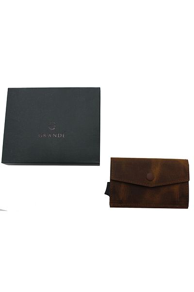 Grande Gd 798 Genuine Leather, Mechanism, Men's Wallet, Card Holder