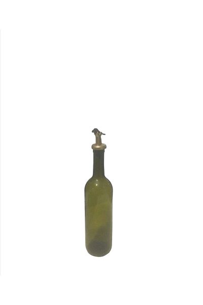 BALSA Glass Oil Pot Green 750 Cc B58