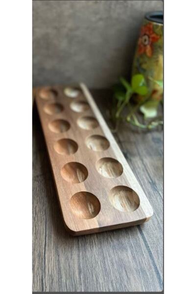 wudie Wooden Egg Holder Set of 12