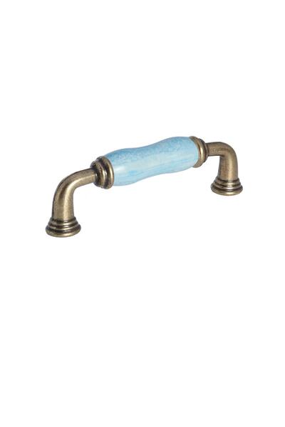 Porcellana Perla Porselen Kulp Dolap-çekmece-mutfak-safir(9,6cm )96mm-antiksa...