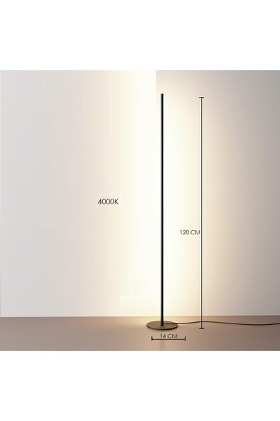 ÖZER LİGHT Dekoratif Köşe Led Lambader Ayaklı Led Işık Lambader