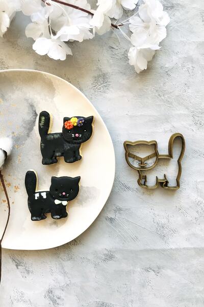 CESTOPİENO قالب كوكي القطة الذهبية