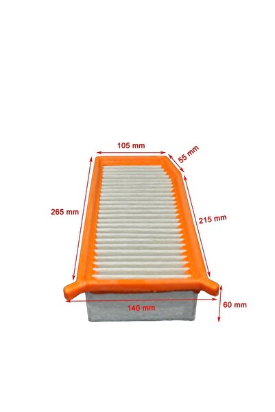 WABEN Dacia Lodgy 1.6 Lpg 102-109 Hp 2013-2022 Air Filter