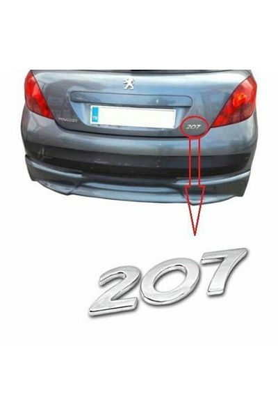 renom Peugeot 207 Luggage 207 Lettering 8665.pv