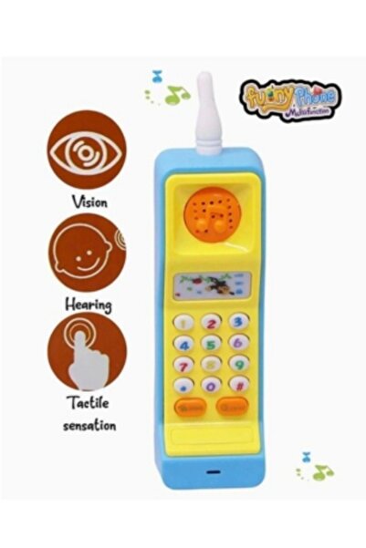 berattoys Eğitici Ilk Telefonum Oyuncak Telefon Işıklı Müzikli Oyuncak Telefo...