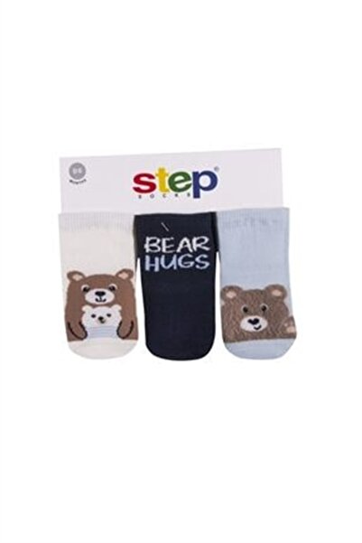 Step Socks Socket 3-piece Bear Hughs with Beard