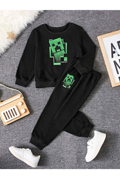 Machetta Kids Creeper Printed Game Character Boys Tracksuit Set - 3 Thread Th...
