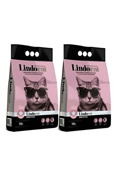 Lindo Cat Lindocat Bebek Pudralı Ince Taneli Topaklaşan Kedi Kumu 10 Lt 2 Adet
