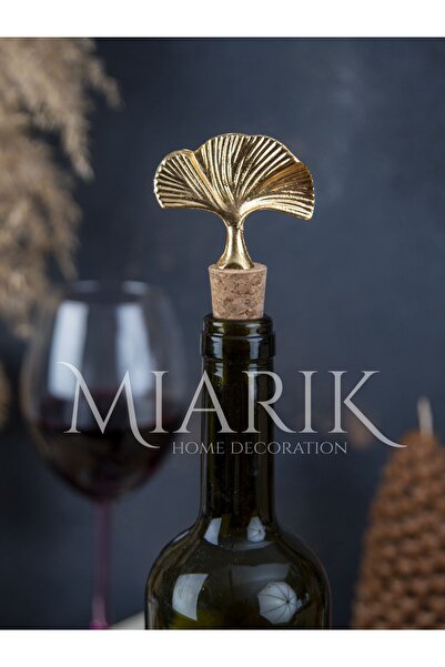 MIARIK DESIGN & DEKORASYON Gınko Sılver Şışe Mantar , Şarap Tıpası , Yagdanlı...