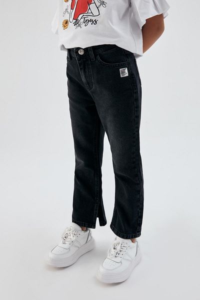 Tyess Girl's Anthracite Trousers 23psstj4204
