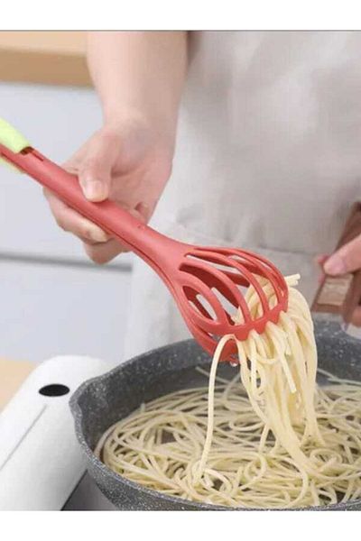 AKCAKESE Multifunctional Heat Resistant Pasta Sauce Egg Beater And Tongs