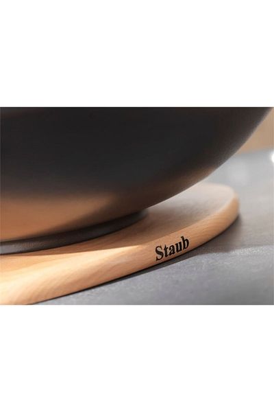 STAUB Magnetic Wooden Trivet 15cm Beech Wood
