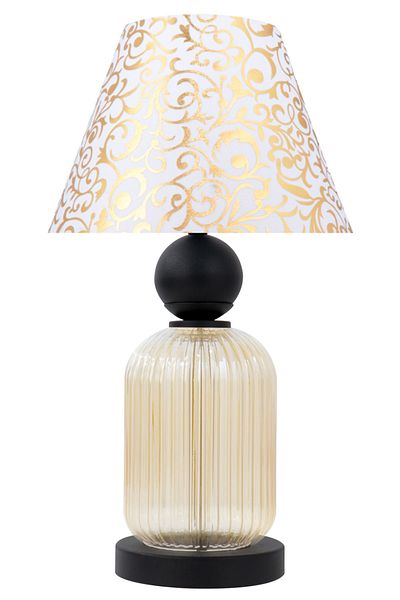 MINIMAL ETICARET VE BILGI TEKNOLOJILERI Lotus Gold Contrast Glass Cone Lampshade