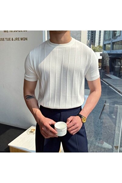 COOL TARZ Чоловіча футболка з круглим вирізом з біло-чорною норкою 3 штуки