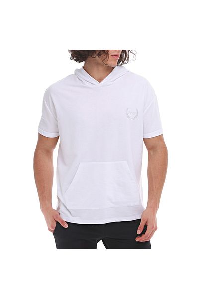 s.p.q.r Hanorac cu mânecă scurtă NEPTUNE WHITE SPQR
