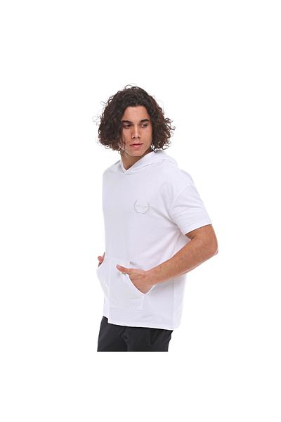s.p.q.r Hanorac cu mânecă scurtă NEPTUNE WHITE SPQR