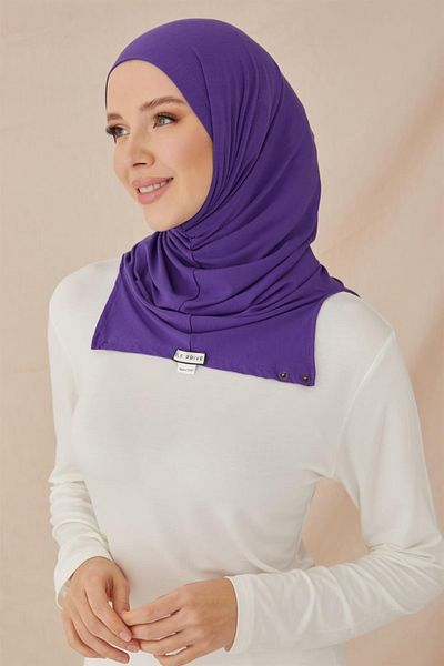 ELF PRIVE Premium Combed Cotton Bonnet-purple