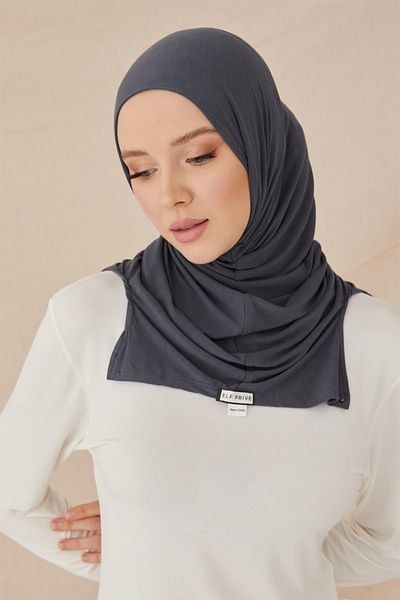 ELF PRIVE Premium Combed Cotton Bonnet-anthracite