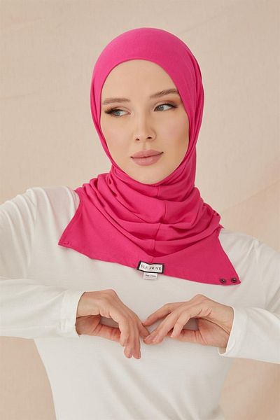 ELF PRIVE Premium Combed Cotton Bonnet-fuchsia