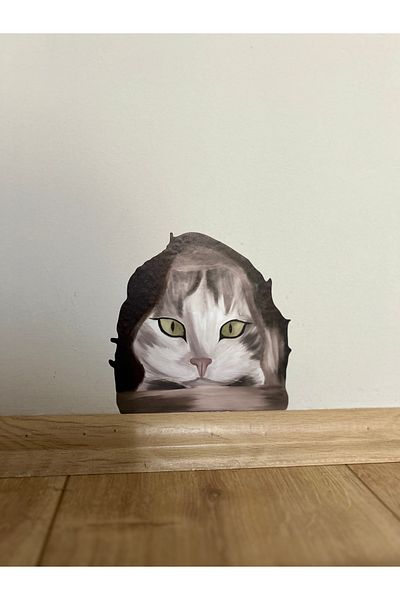 Kedirengi Children's Room Wall Sticker - Cat Sticker
