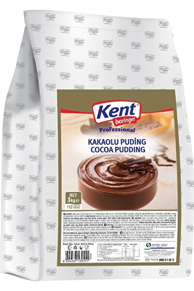 Kent Boringer Kakaolu Puding 3 Kg
