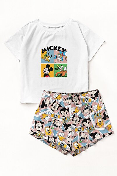 PEMBİŞ HOMEWEAR Set de pantaloni scurți Zeex Walt Disney Super Soft