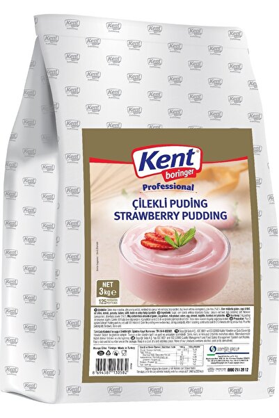 Kent Boringer Çilekli Puding 3 Kg