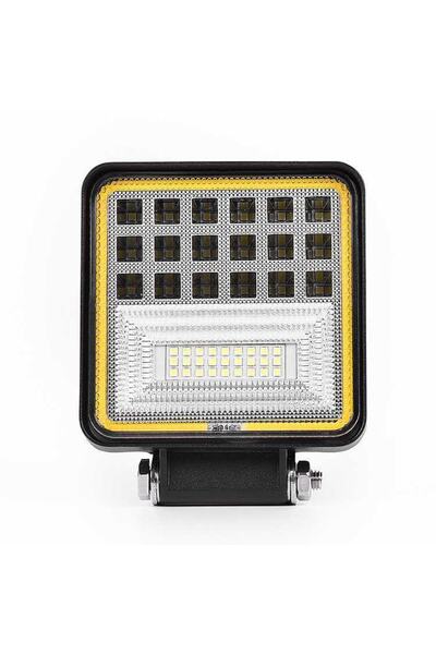 TuningPort Tp Off Road Çalısma Lamba Kare 42 Led Beyaz-turuncu 12-30 Volt