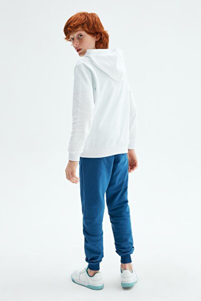 Nebbati Chlapecké bílé tepláky Top 23pssnb3422