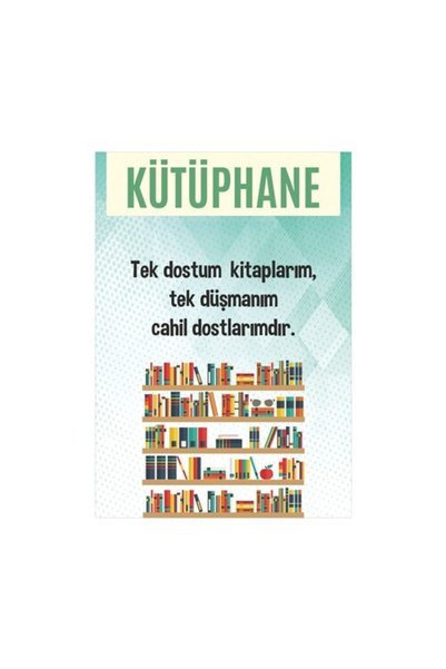 Enmode Kütüphane Afişi