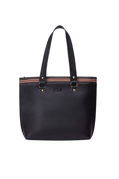 usha blue label Handtasche - Schwarz - Unifarben