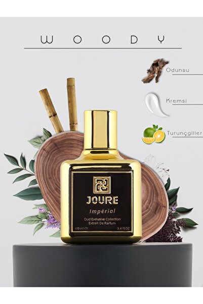 JOURE PERFUME Imperial Pudralı Kremsi Odunsu Kokulu 100ml Kalıcı Extrait De P...