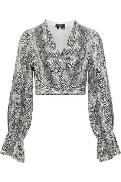 Faina Wickelbluse ve Pailletten naemi