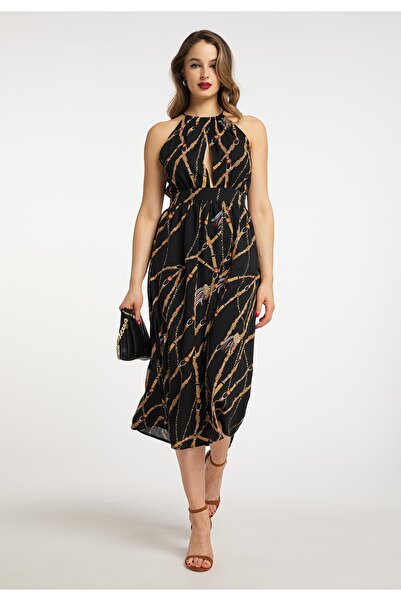 Faina Elegantný koosh Midikleid