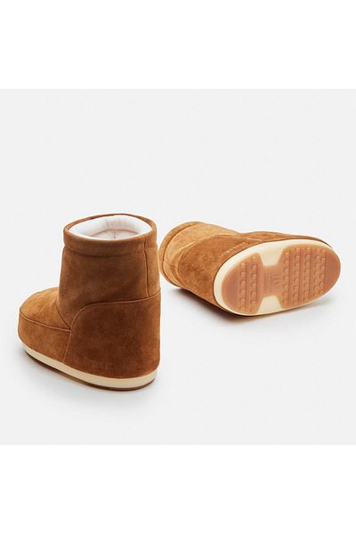 MOON BOOT 14094000 -002 Ikon alacsony nyálkás velúr konyak