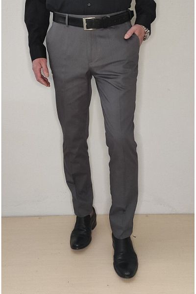 Bomenti Life Men's Gabardine Anthracite Slim Fit Sports Trousers