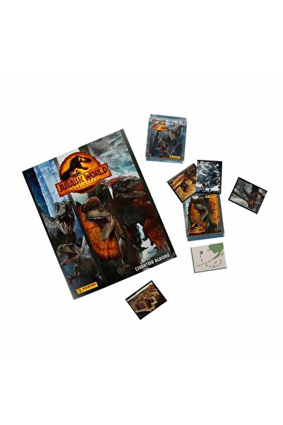 Panini ألبوم ملصقات الهيمنة على العالم الجوراسي