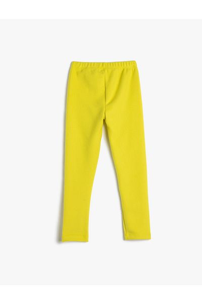 Koton Leggings mit weicher, strukturierter, gerippter, elastischer Taille