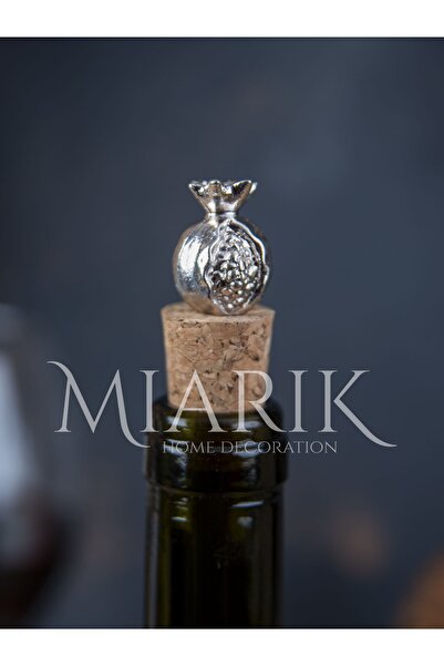MIARIK DESIGN & DEKORASYON Nar Şışe Mantar , Şarap Mantarı , Şarap Tıpası , Y...