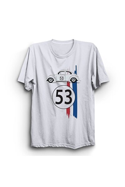 The Fame Vosvos 53 Unisex 100% βαμβακερό λευκό μπλουζάκι