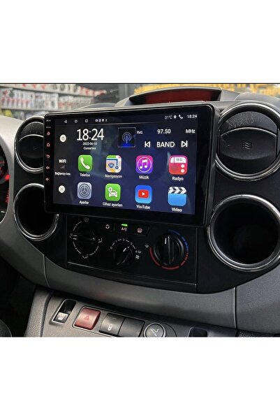 HİFİAUDİO Peugeot Partner 2008-2018 Carplay Android Multimedya 2 Gb Ram 32 Gb...