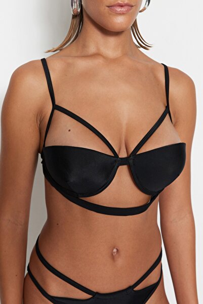Trendyol Collection Μαύρο Underwire Μπικίνι TBESS23BU00013